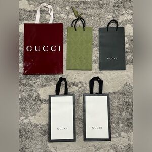 5 Gucci Shopping Bags